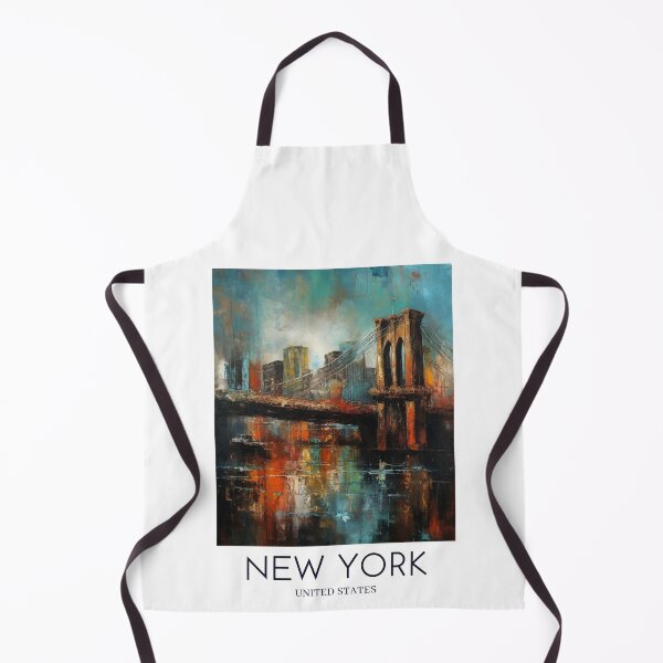 Item preview, A Painting of the Brooklyn Bridge in New York - US designed and sold by StudioRedKoala.