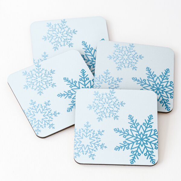 Item preview, Snowflakes (blue tones) designed and sold by CyrielleShop.
