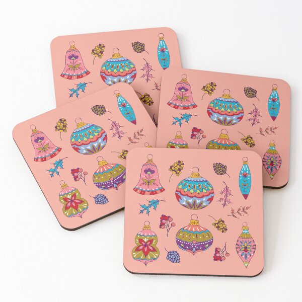 Item preview, Christmas Ornaments and Florals designed and sold by papierquarell.