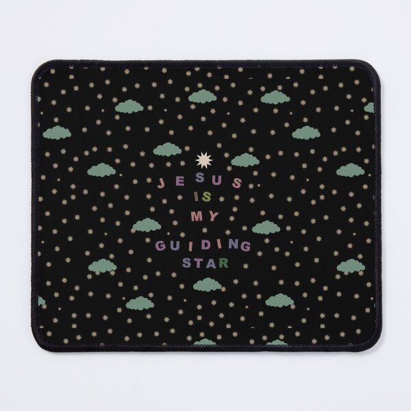 Item preview, jesus is my guiding star - star and cloud pattern  designed and sold by ZechJohnRB.