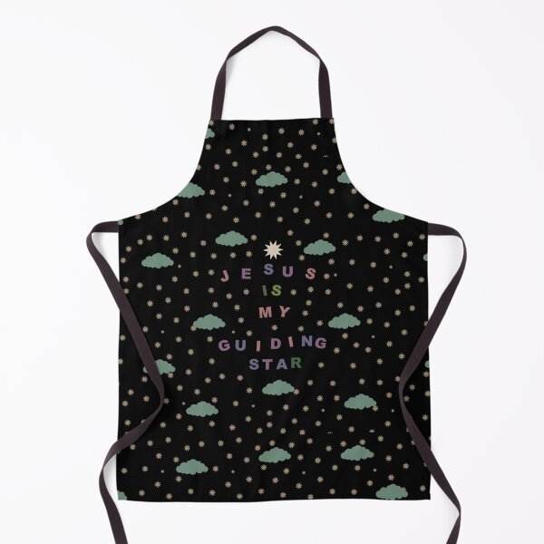 Item preview, jesus is my guiding star - star and cloud pattern  designed and sold by ZechJohnRB.