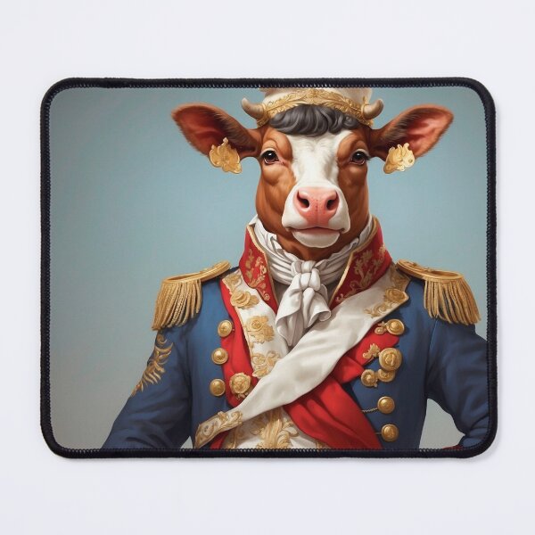 Item preview, A bull dressed in a hussar costume. designed and sold by Julia-Litvishka.