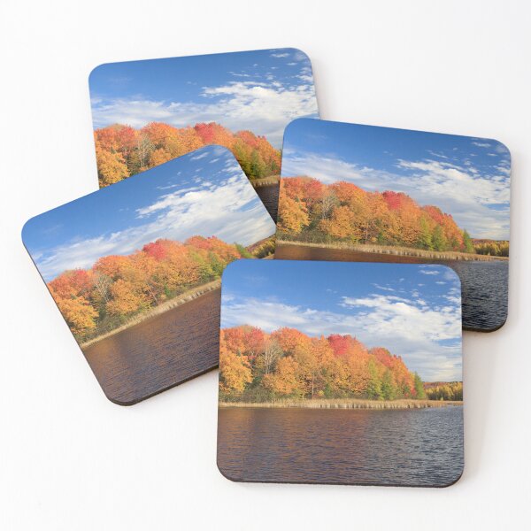 Item preview, Fall colors over Rugg Pond Natural Area, Kalkaska County, Michigan designed and sold by Daniel Arthur Brown Photography.