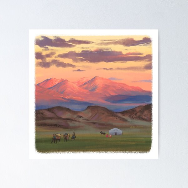 Item preview, The Dawn in desert designed and sold by zochid.