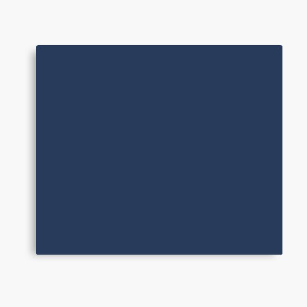 Plain Navy Blue Canvas Prints for Sale Redbubble