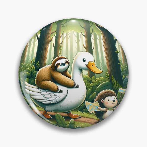 Artikelvorschau, Waldabenteuer mit Freunden entworfen und verkauft von slothsandducks.
