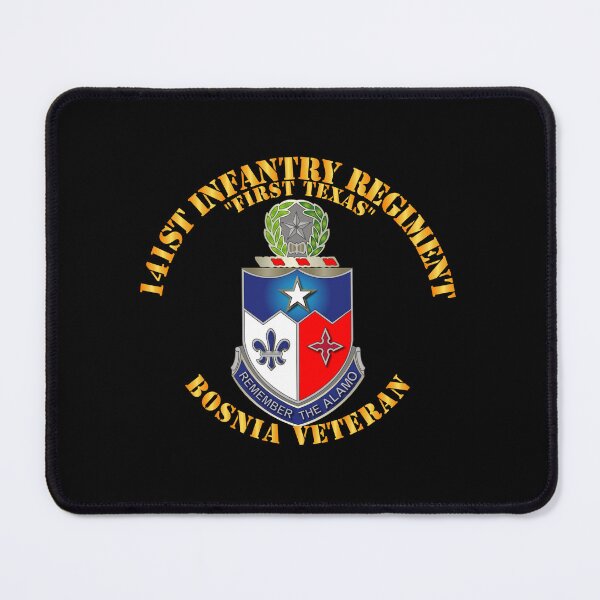 Item preview, Army - 141st Infantry Regiment w Bosnia w Txt designed and sold by Military Insignia Products.