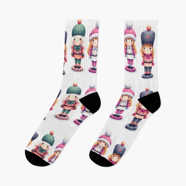 Item preview, Pastel Christmas Nutcracker Dolls - Winter Coats designed and sold by Star-Fragment.
