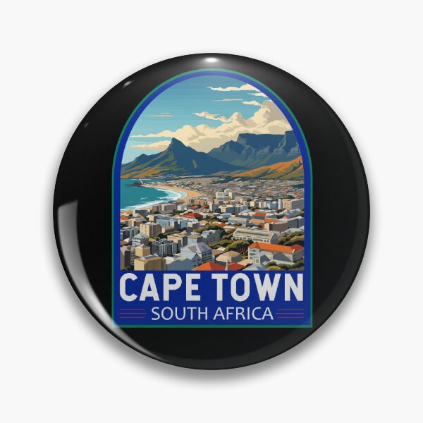 Item preview, Cape Town South Africa Travel Art Emblem designed and sold by KrisSidDesigns.