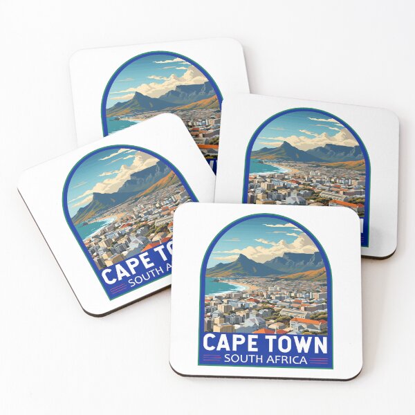 Item preview, Cape Town South Africa Travel Art Emblem designed and sold by KrisSidDesigns.