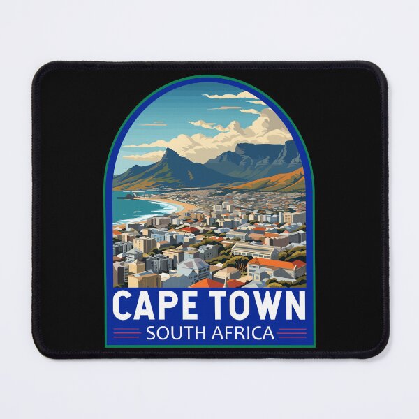 Item preview, Cape Town South Africa Travel Art Emblem designed and sold by KrisSidDesigns.