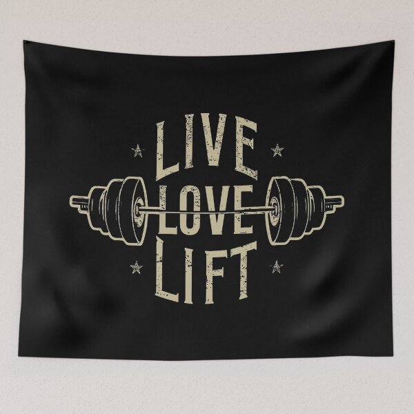 Item preview, Weightlifting - Live, Love, Lift designed and sold by Mindful-Designs.