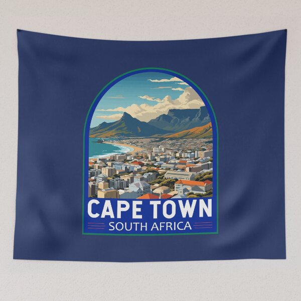 Item preview, Cape Town South Africa Travel Art Emblem designed and sold by KrisSidDesigns.