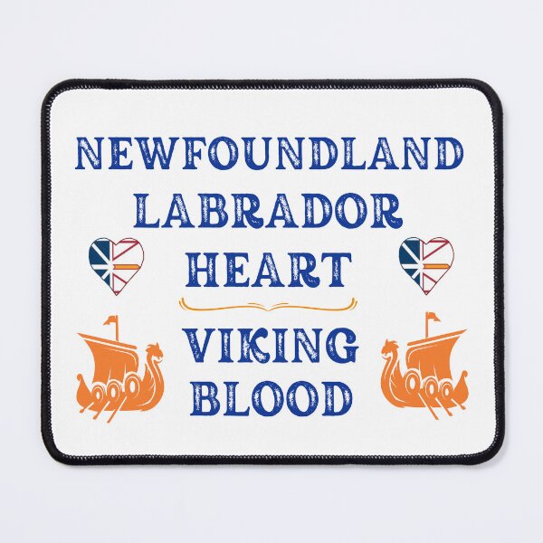 Item preview, Newfoundland Labrador Heart, Viking Blood. Gift ideas for historical enthusiasts. designed and sold by LindaLG.