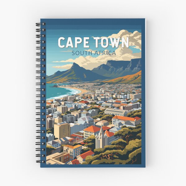 Item preview, Cape Town South Africa Travel Art Vintage designed and sold by KrisSidDesigns.