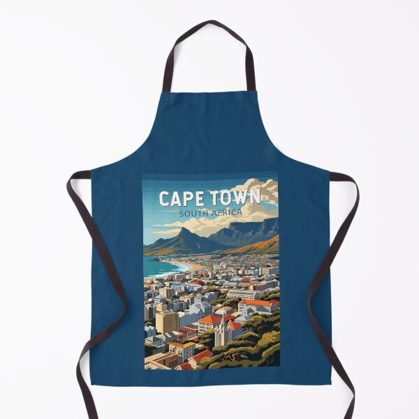 Item preview, Cape Town South Africa Travel Art Vintage designed and sold by KrisSidDesigns.