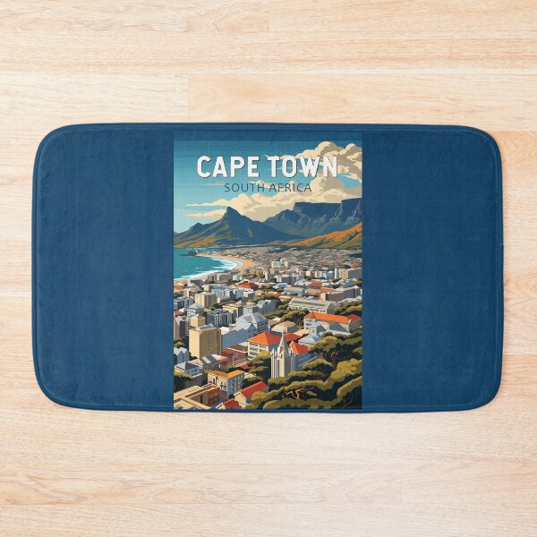 Item preview, Cape Town South Africa Travel Art Vintage designed and sold by KrisSidDesigns.