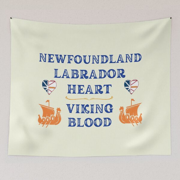 Item preview, Newfoundland Labrador Heart, Viking Blood. Gift ideas for historical enthusiasts. designed and sold by LindaLG.