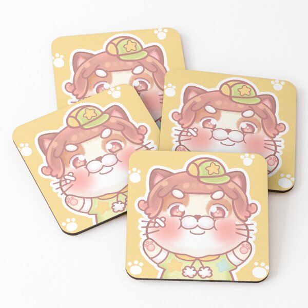 Item preview, Charming Chibi Cat in Starry Hat Illustration designed and sold by mumeaw.