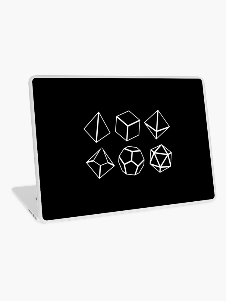 Vinilo Para Portatil Dice Set Tabletop Rpg Gaming Juego De Rol De Pixeptional Redbubble