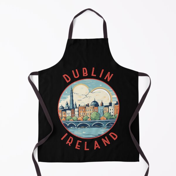 Item preview, Dublin Ireland Retro Distressed Circle designed and sold by KrisSidDesigns.