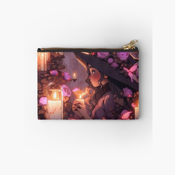 Item preview, Witch anime girl with candles portrait art designed and sold by TheArtistOf2022.
