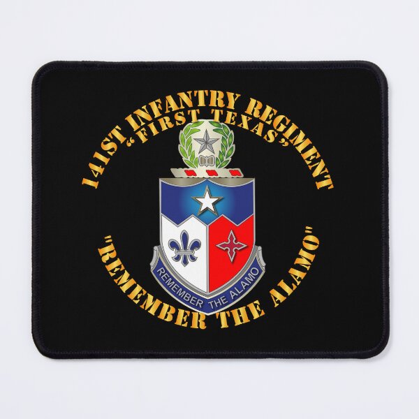 Item preview, Army - 141st Infantry Regiment  - Remember the Alamo designed and sold by Military Insignia Products.