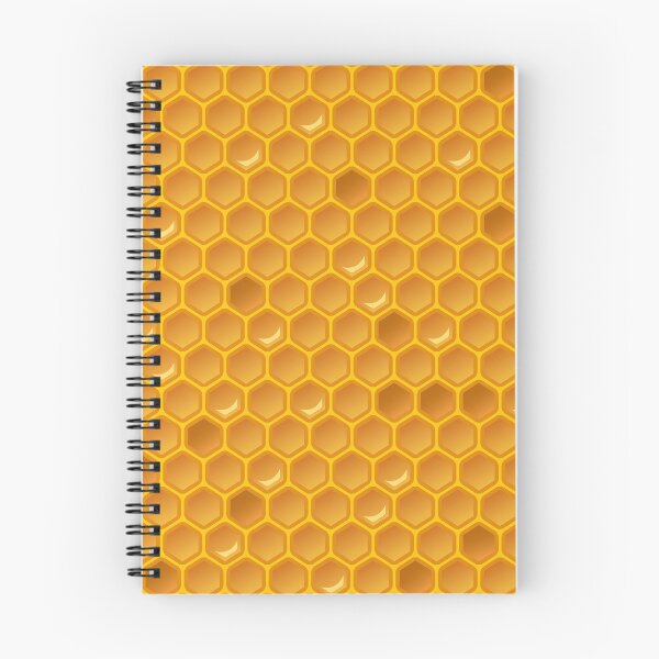 Item preview, Orange Honeycomb hexagonal pattern  designed and sold by PatternHome.