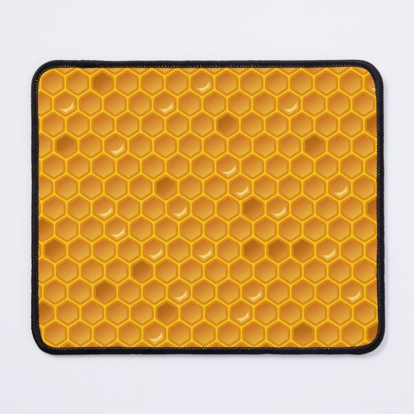 Artikelvorschau, Orangefarbenes sechseckiges Wabenmuster entworfen und verkauft von PatternHome.