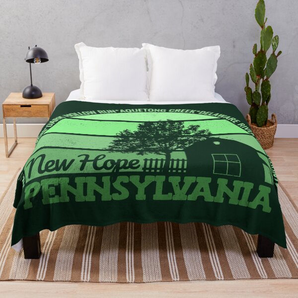 Item preview, New Hope Pennsylvania Sunset Retro Vintage Local Pride Logo designed and sold by CRHPOD20.