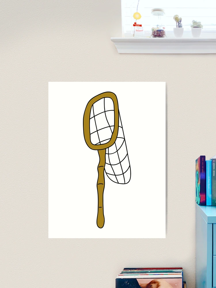 Jellyfishing Net Art Print for Sale by edgy-tees