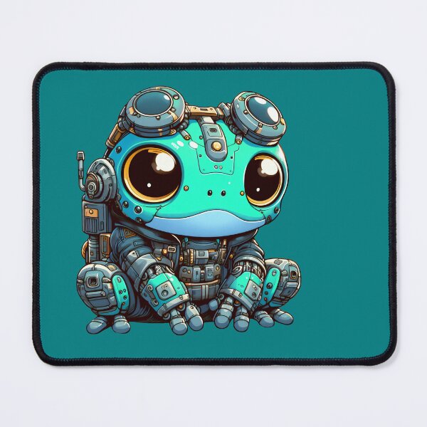 Item preview, Cute Cyberpunk Robot Frog! designed and sold by kukamatsu.