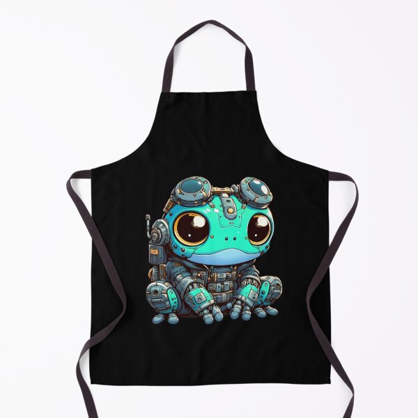 Item preview, Cute Cyberpunk Robot Frog! designed and sold by kukamatsu.