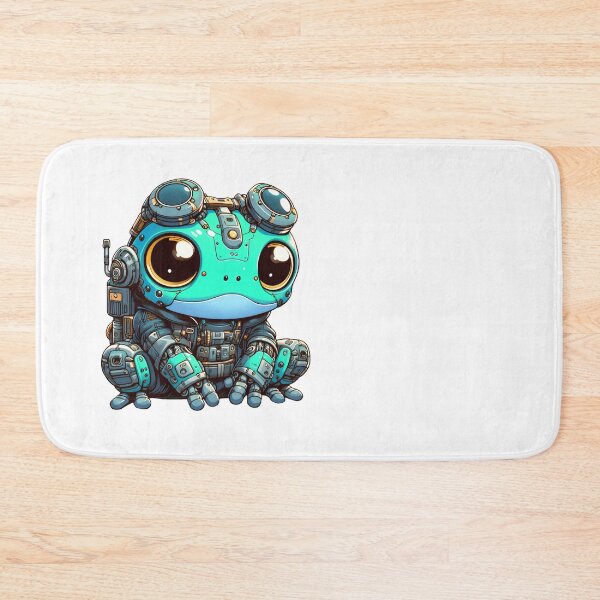 Item preview, Cute Cyberpunk Robot Frog! designed and sold by kukamatsu.