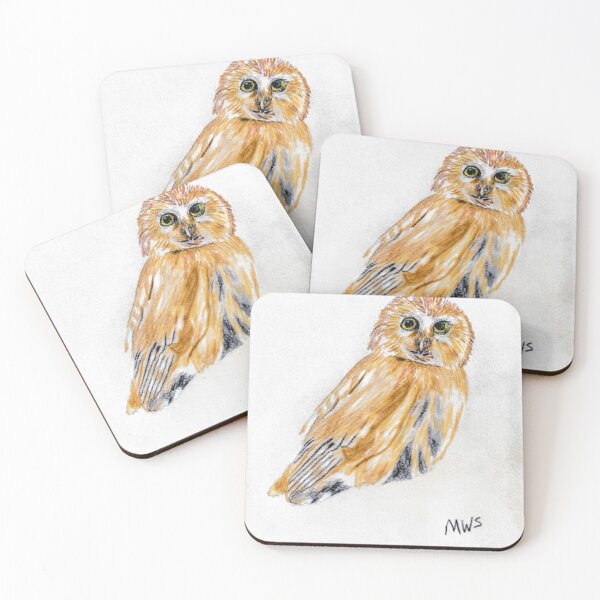 Item preview, Northern Saw-whet Owl designed and sold by MikesDrawings.