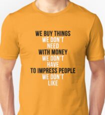 Fight Club - We Buy Things Unisex T-Shirt