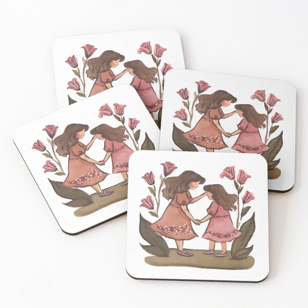 Item preview, Sisters in Bloom: Little Playmates Amongst Flowers designed and sold by AmateKC.