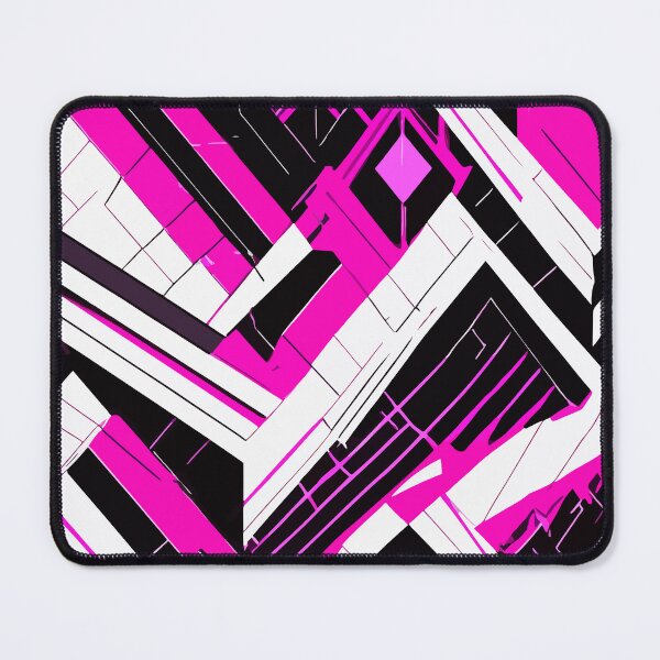 Item preview, Pink White Black Synthwave Pattern designed and sold by Blue-Banana.