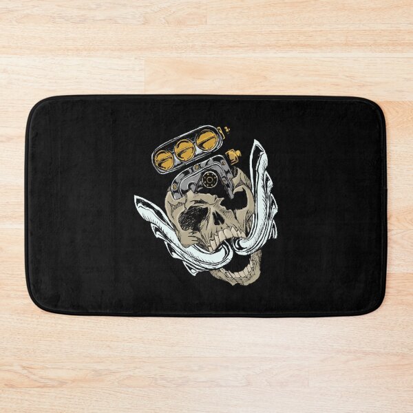 Item preview, Skull with supercharger and side exhaust  designed and sold by winfredsDesigns.