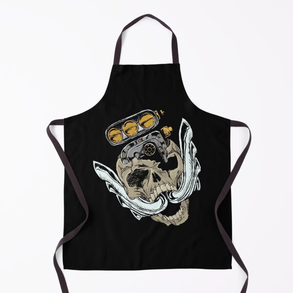 Item preview, Skull with supercharger and side exhaust designed and sold by winfredsDesigns.