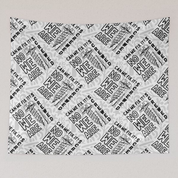 Item preview, can we fix it? no we are screwed designed and sold by harshini2art.