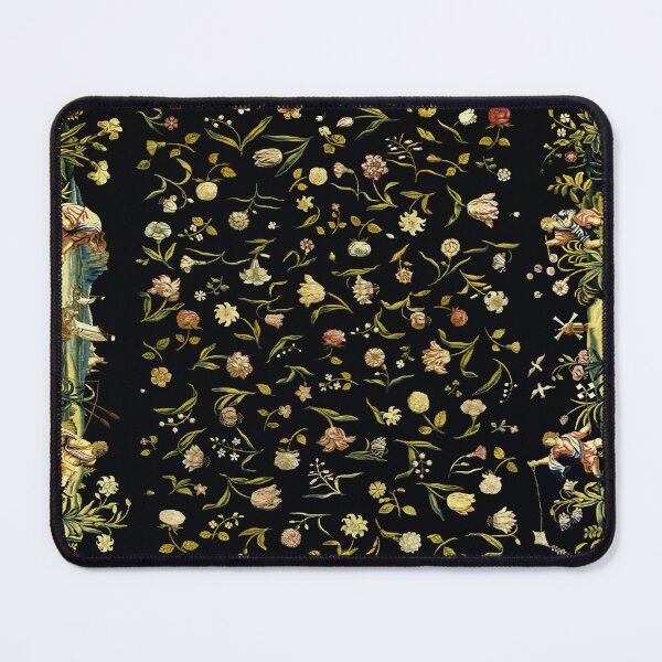Item preview, 4 elements tapestry, with flowers designed and sold by SEEMUELLER.