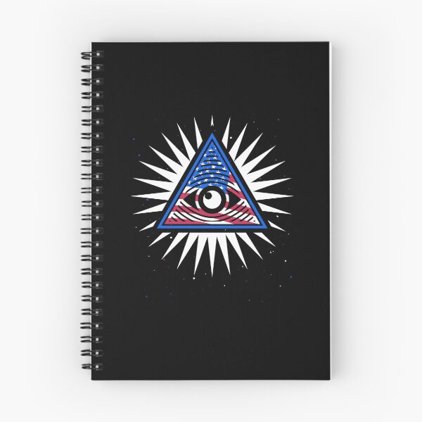 Item preview, All-Seeing Eye creative Patriotic design with USA Flag style designed and sold by venomousvector.