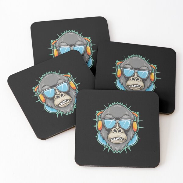 Item preview,  Gorilla with Sunglasses Monkey Tag for Kids designed and sold by medbouk1.