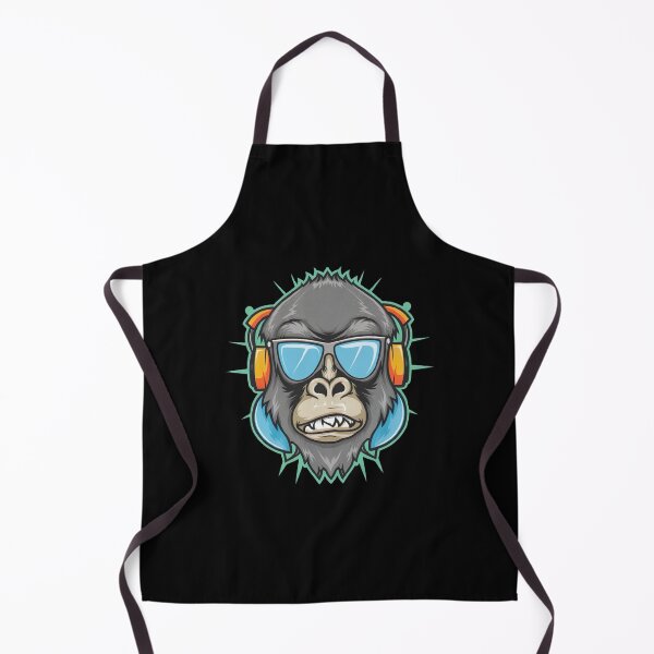 Item preview, Gorilla with Sunglasses Monkey Tag for Kids designed and sold by medbouk1.