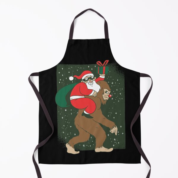 Item preview, Bigfoot Santa Christmas Tree Lights Xmas Boys Men Sasquatch designed and sold by DrawHandArt.