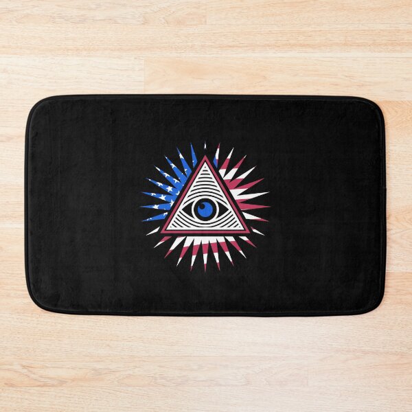 Item preview, All-Seeing Eye USA Flag - Eye inside Pyramid  designed and sold by venomousvector.