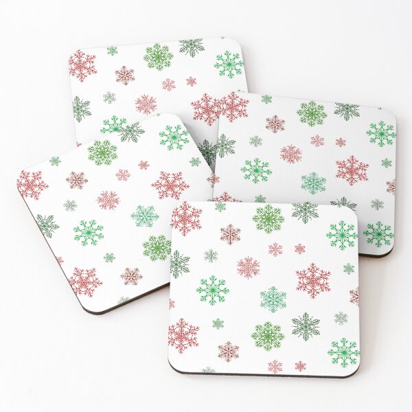 Item preview, Red and Green Snowflake Doodle Pack designed and sold by SiriuslyShawni.