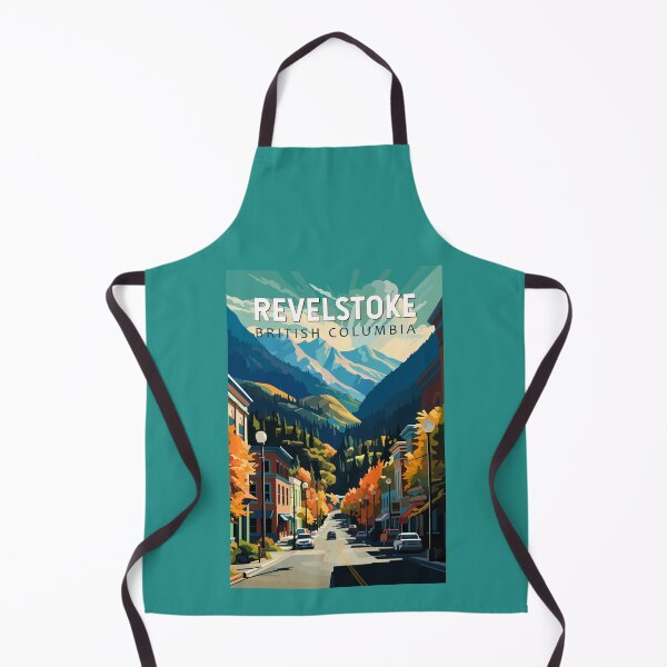 Item preview, Revelstoke Canada Travel Art Vintage designed and sold by KrisSidDesigns.