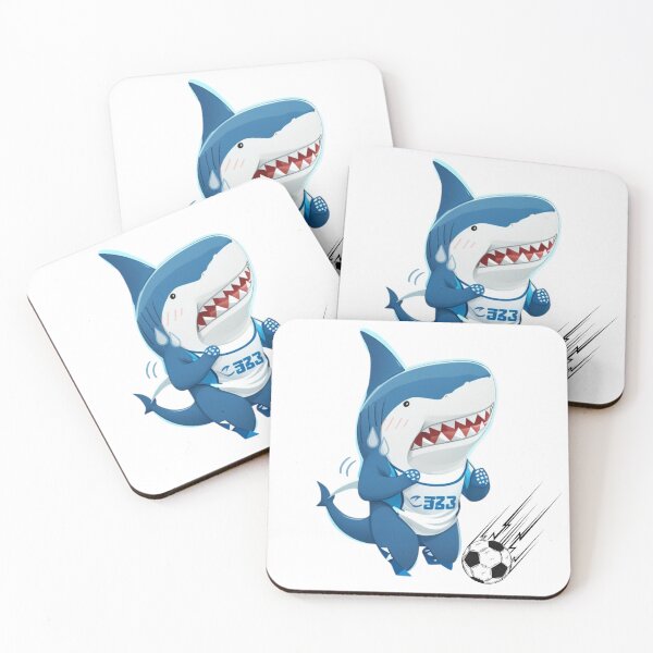 Item preview, shark cute football player designed and sold by BrightSeaDesign.
